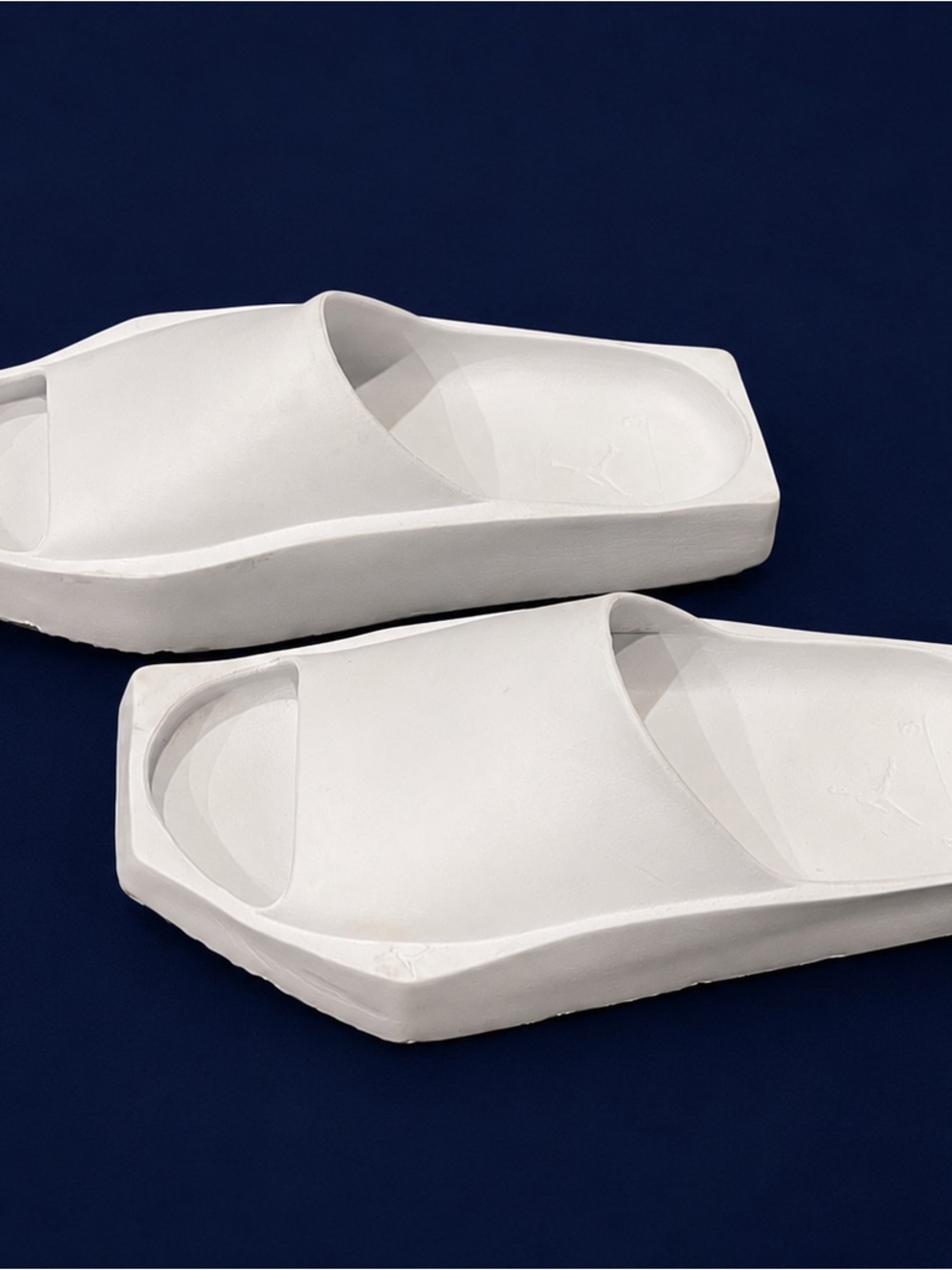 Nike Air Jordan Hex Slide Sandals White Women’s Size 9 Comfort Slip-On Shoes - Picture 2 of 3